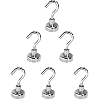 Gancho magnético Magnetpro 9 kg Súper potencia de succión Imanes de neodimio fuertes Magnéticos para puertas- armarios…